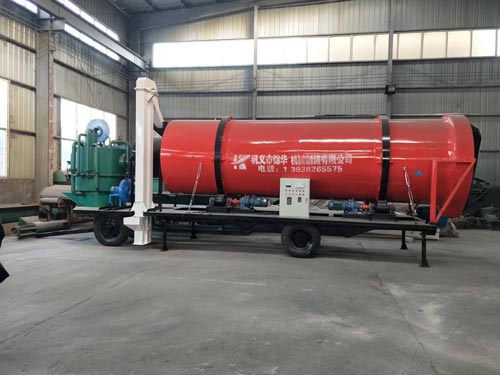 高粱烘干機(jī)工作現(xiàn)場